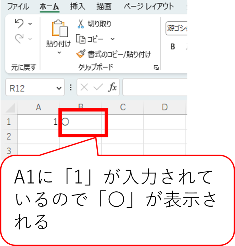 IF〇表示